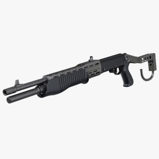 3D model Combat Shotgun Franchi SPAS 12
