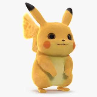 Cartoon Pikachu Character Fur 3D model
