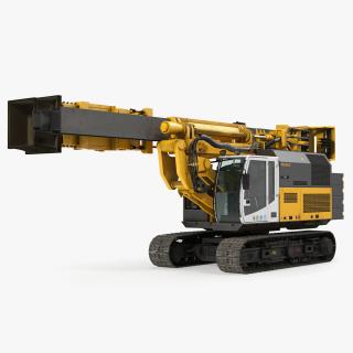 3D model Bauer RG16T Pile Driver Folded