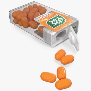 3D model Tic Tac Orange Flavour Spilled