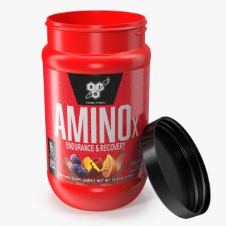 3D model BSN Amino X Muscle Recovery Powder with BCAAs