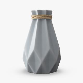 3D Modern Fashion Diamond shape Vase model