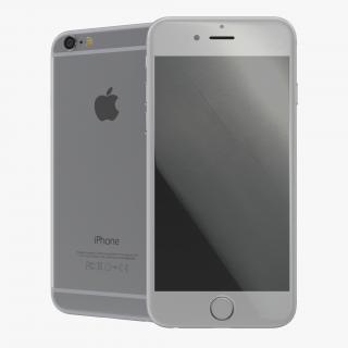 iPhone 6 Silver 2 3D