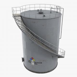 3D Oil Storage Tank