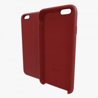 3D model iPhone 6 Leather Case Red
