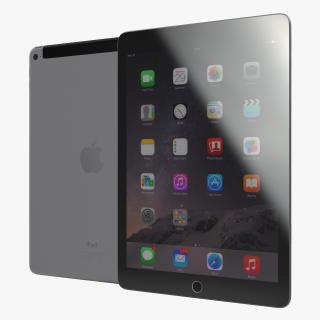 3D iPad Air 2 3G Space Gray 2