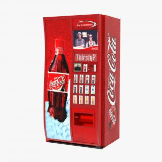 3D model Coca Cola Vending Machine
