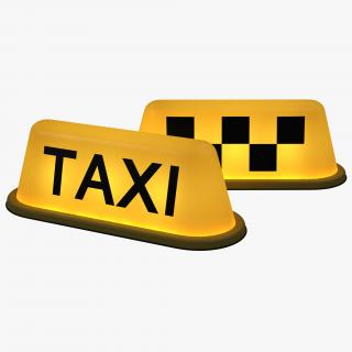 3D model Taxi Light
