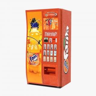 3D Fanta Vending Machine