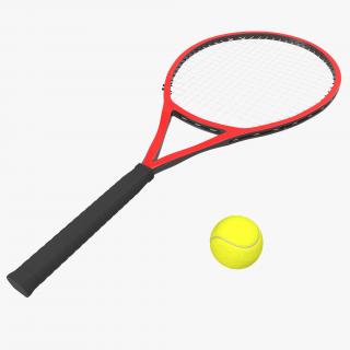 Tennis Racket and Ball 3D Models 3D