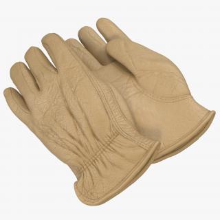 3D Leather Work Gloves 2