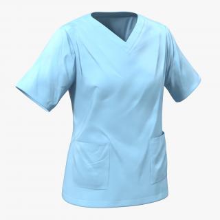 3D Female Surgeon Dress 14 model