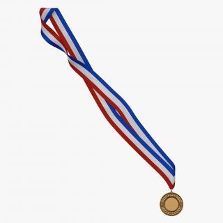 3D model Award Medal 2 Bronze