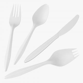 3D Disposable Tableware Collection