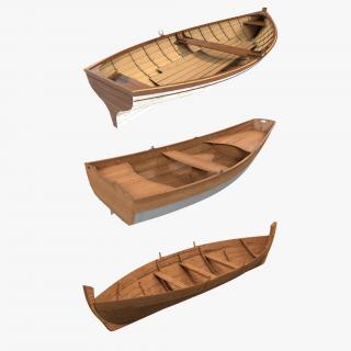 Rowboats 3D Models Collection 3D model