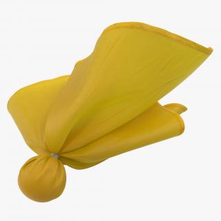 3D Football Penalty Flag Yellow model