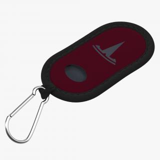 3D model Tesla S Key Fob Red Cover