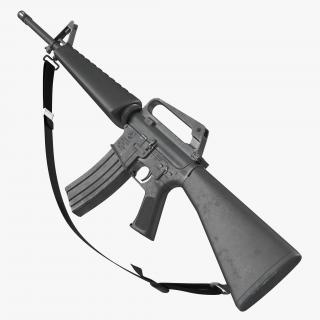 Assault Rifle M16 2 3D model