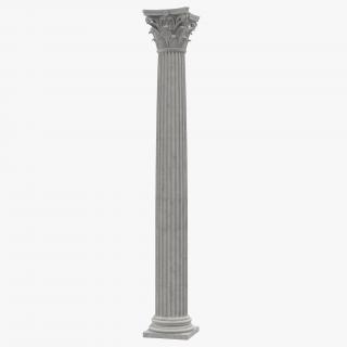 3D Corinthian Order Column model