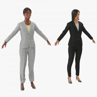 3D Business Womans Collection