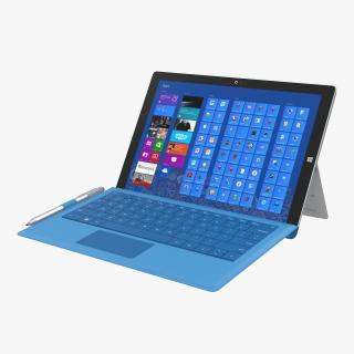 3D Microsoft Surface Pro 3 model