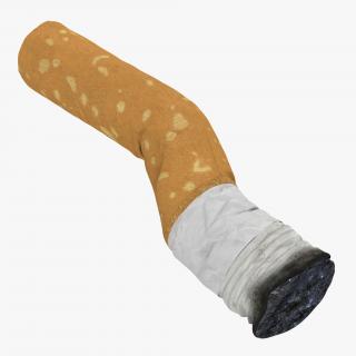 Snuffed Cigarette 2 3D model