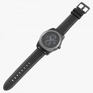 LG Watch Urbane Silver 3D