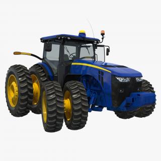 Tractor Generic 4 Rigged 3D model