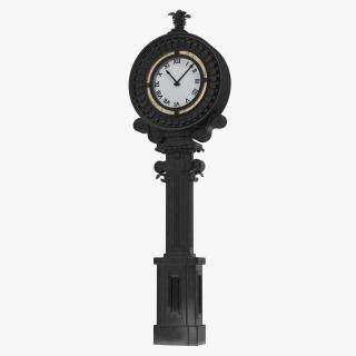 3D New York Street Clock