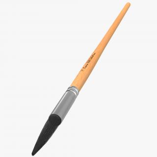 3D model Paint Brush Pointed Round