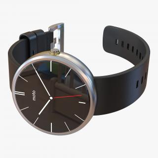 3D Smartwatch Moto 360 3 Silver model