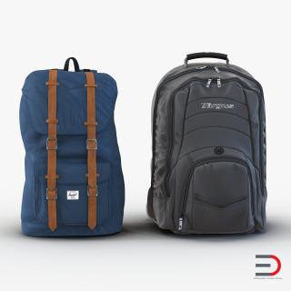 3D model Backpacks Collection