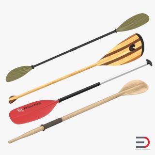 3D model Paddles Collection 2