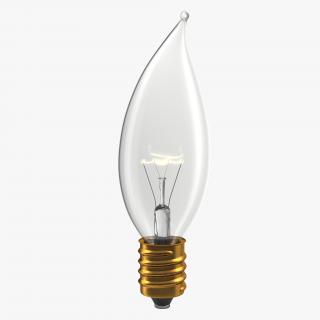 3D Flame Candelabra Bulb
