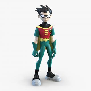 3D model Robin Cartoon Character Rigged