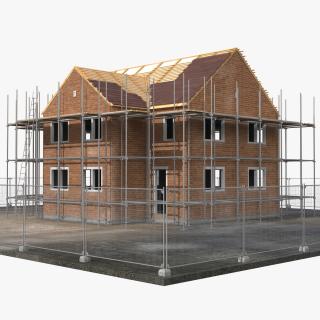 Private House Construction Collection 3D