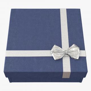 Giftbox 4 Blue 3D model