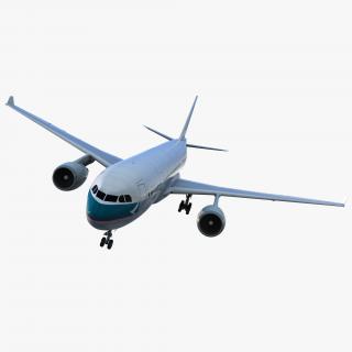 Jet Airliner Airbus A330-200 Cathay Pacfic 3D