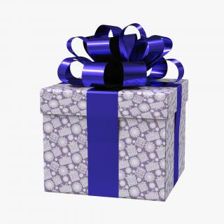 Giftbox Purple 3D model