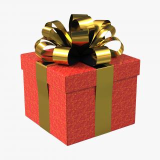 3D Giftbox Red