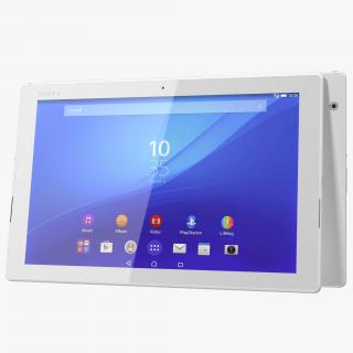 Sony Xperia Z4 Tablet White 3D