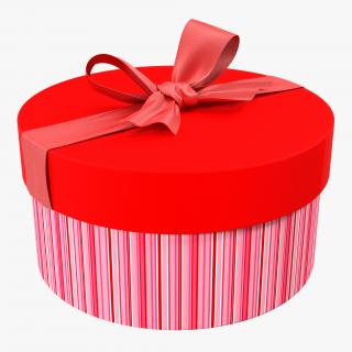3D Giftbox 5 Red model