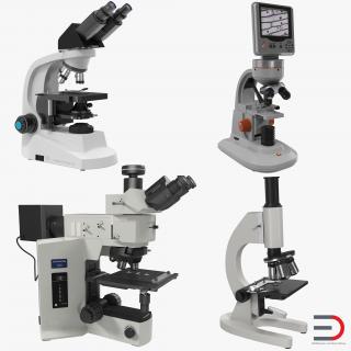 Microscopes Collection 3D