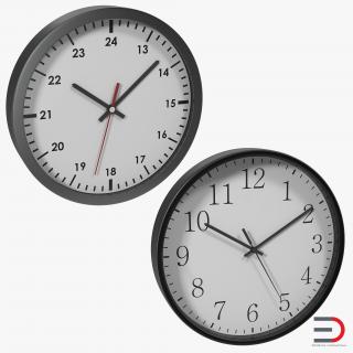 Office Clocks Collection 3D model