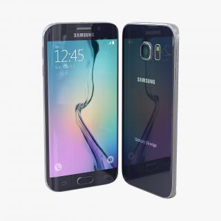 3D Samsung Galaxy S6 Edge Sapphire