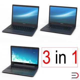 3D Samsung Laptops Collection