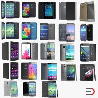 3D Cell Phones Big Collection