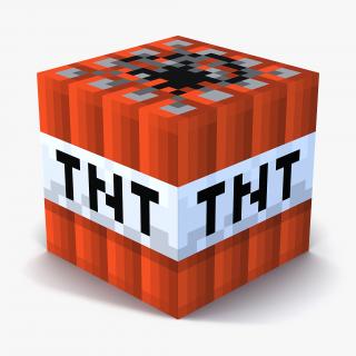 3D Minecraft TNT model