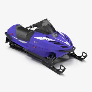 3D model Snowmobile Generic Rigged