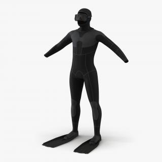 Dive Wetsuit 3D